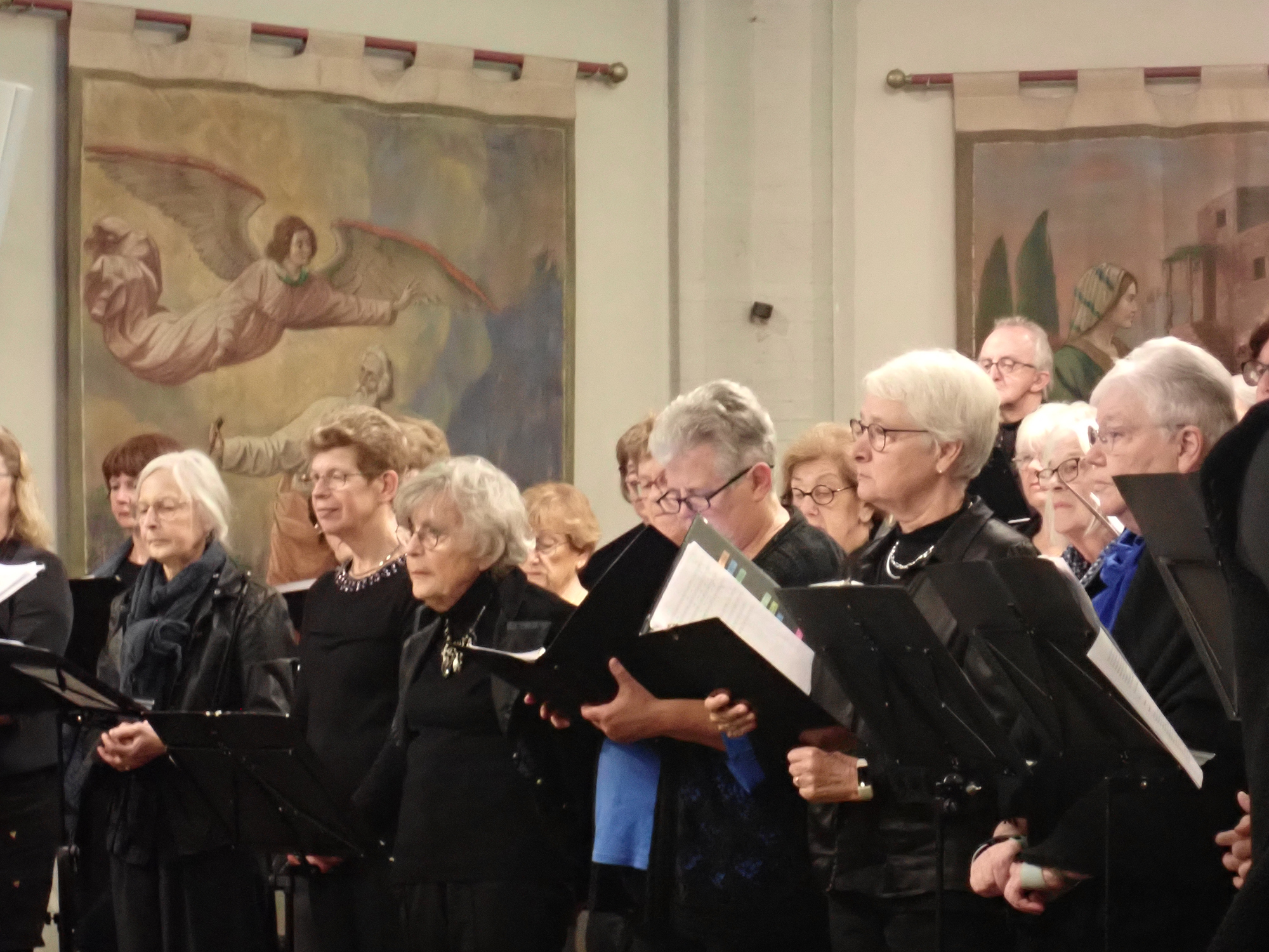 Jan en Annie Nelemans 50 jaar getrouwd 22-10-23 tijdens de Eucharistiviering.